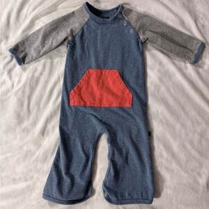 Toobydoo New York Baby Jumpsuit - 6-12 mos - metal snap leg openings